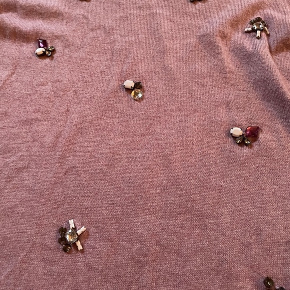 Beautiful Merona Knit Sweater soft glitter Stones - Picture 4 of 4